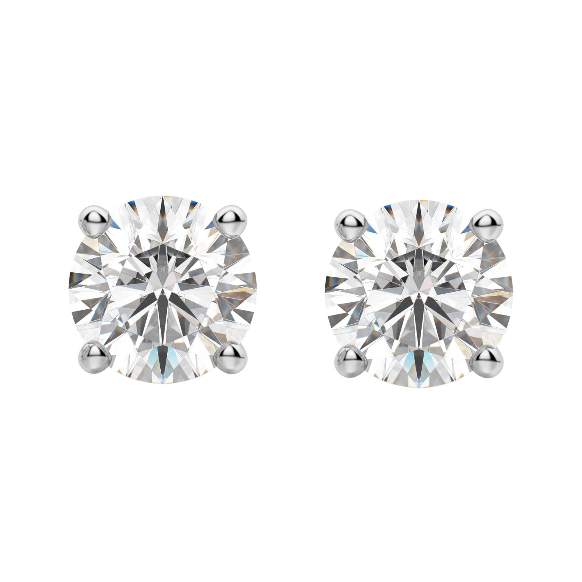 VVS Moissanite Stud Earrings