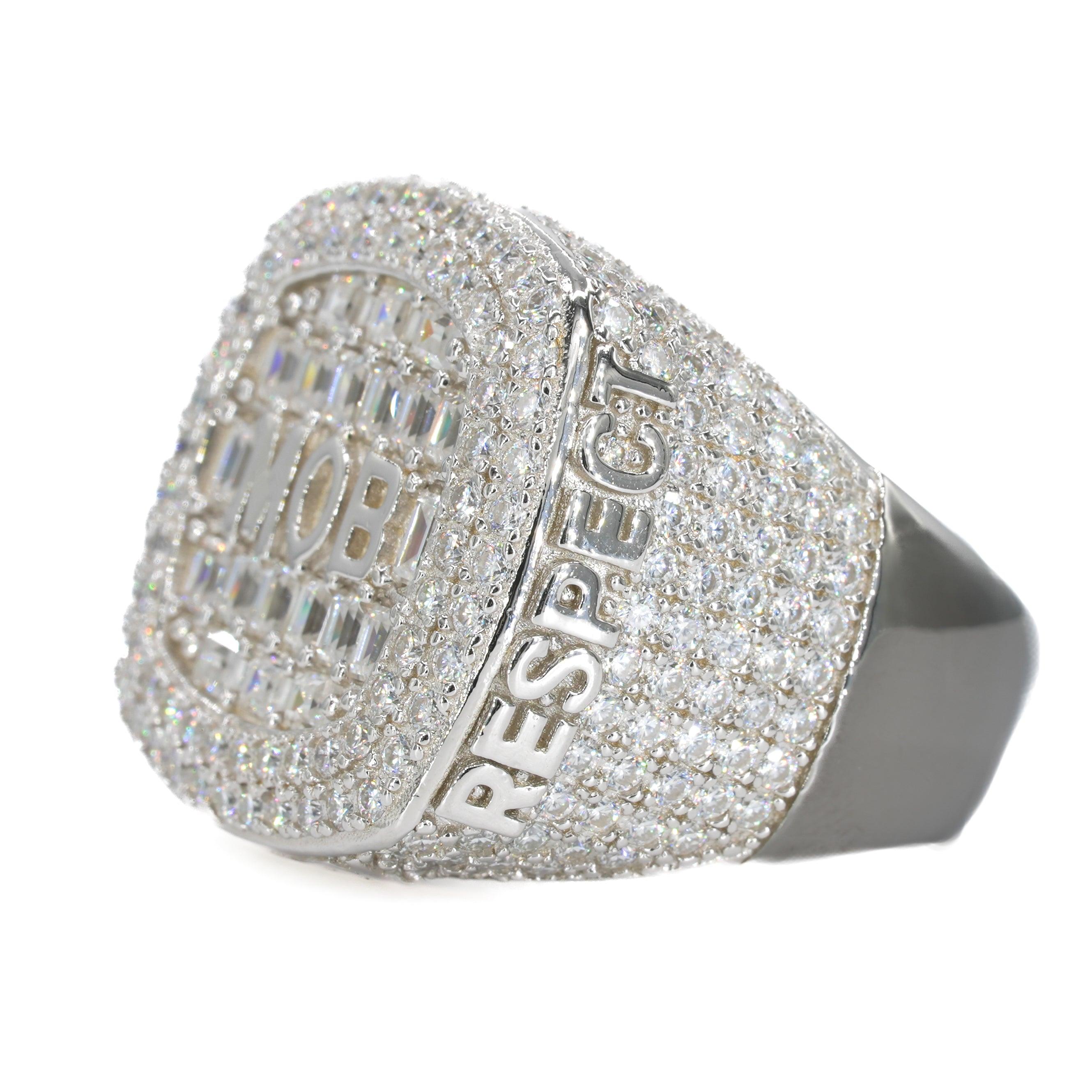 MOB Iced VVS Moissanite Ring