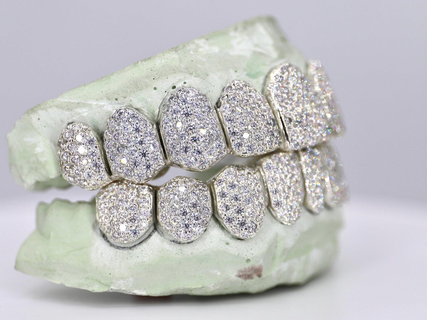 10 on 10 VVS Moisannite Grillz