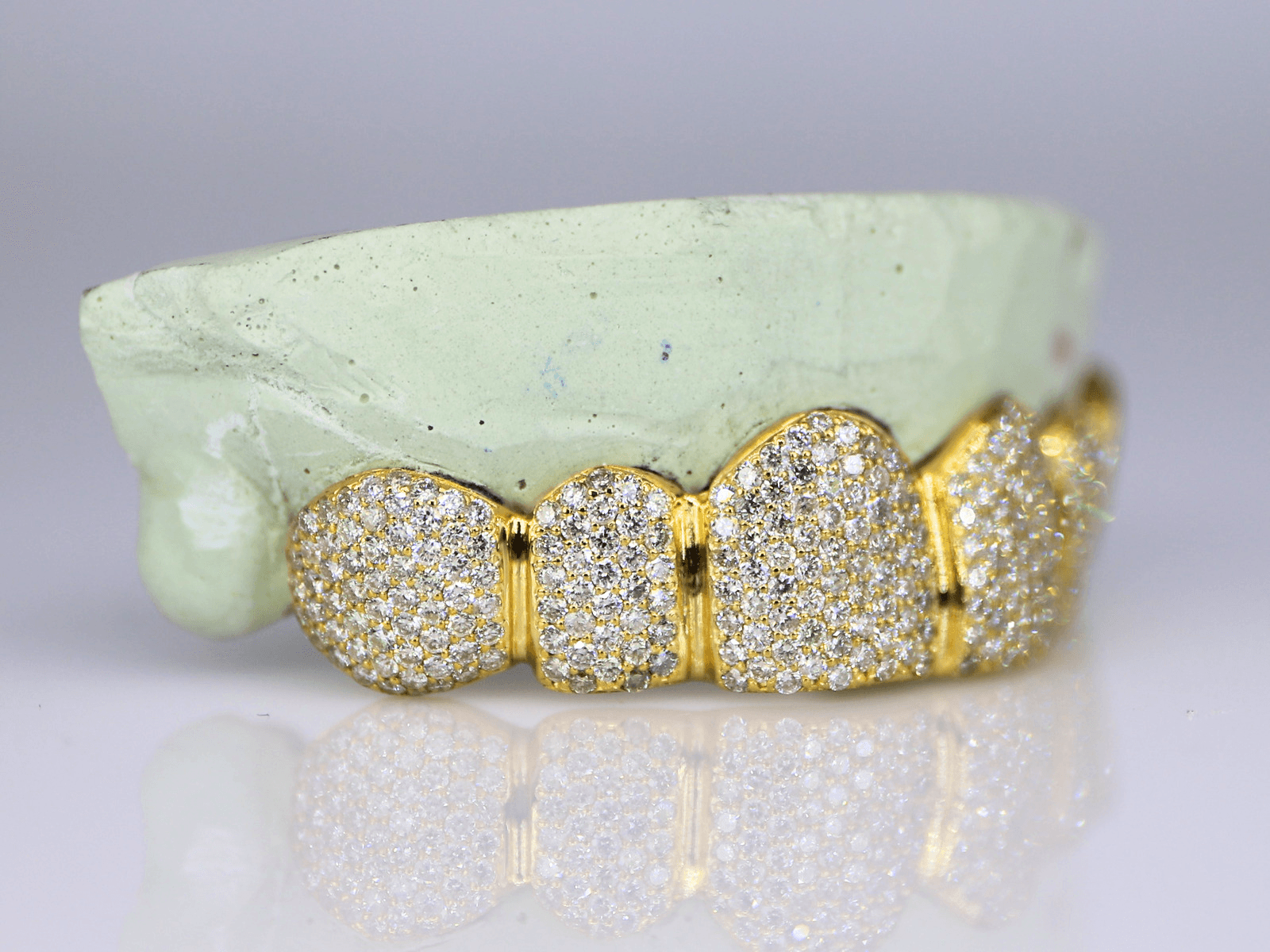 6 on 6 VVS Moissanite Grillz