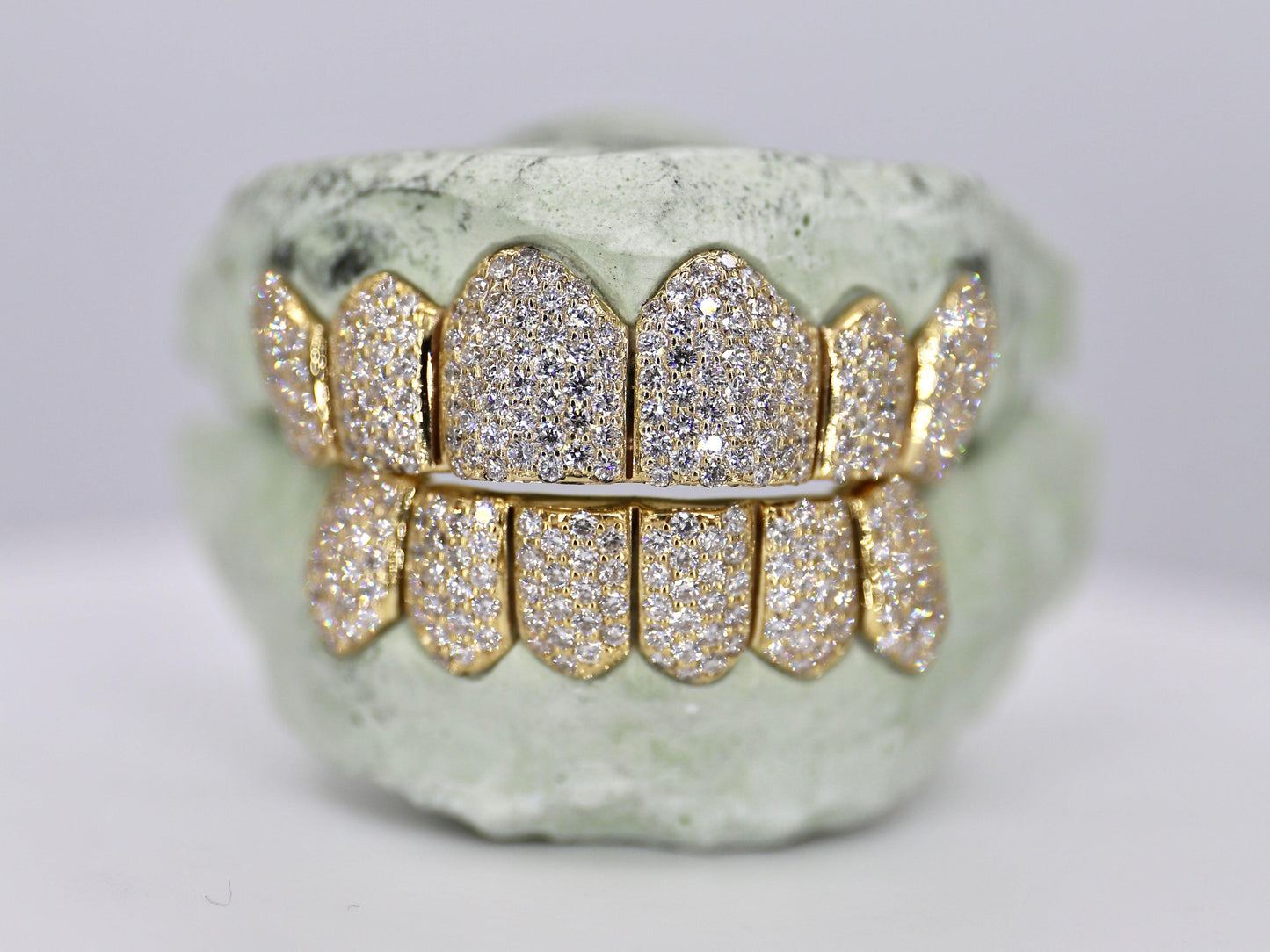 6 on 6 VVS Moissanite Grillz