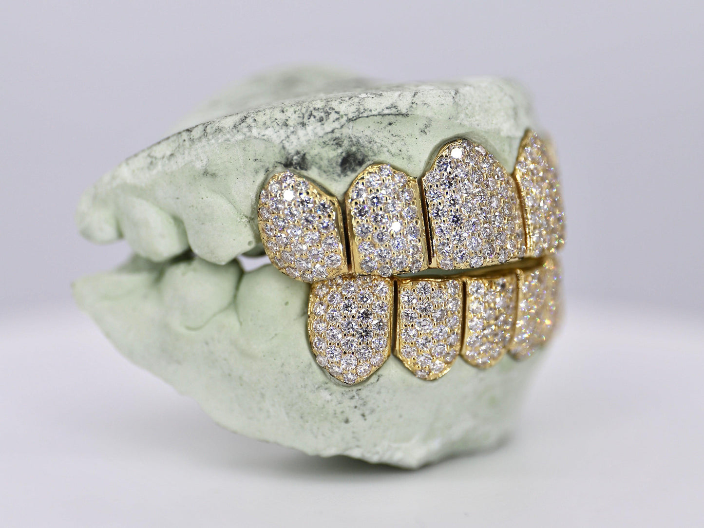 6 on 6 VVS Moissanite Grillz