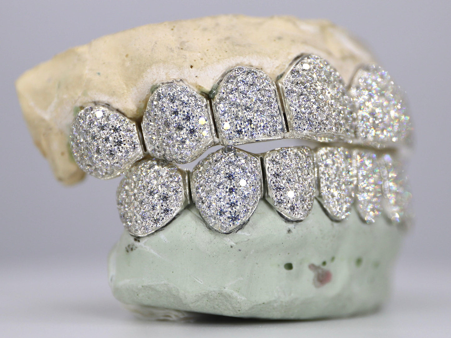 8 on 8 VVS Moissanite Grillz