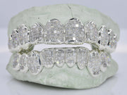 Invisible Set Princess Cut Diamond Grillz - Natural SII Quality