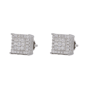 Square Chandelier VVS Moissanite Diamond Earrings