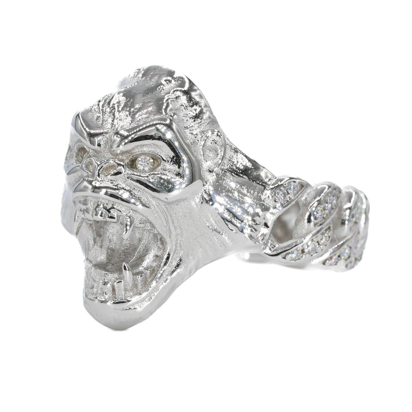 APE Cuban VVS Moissanite Ring